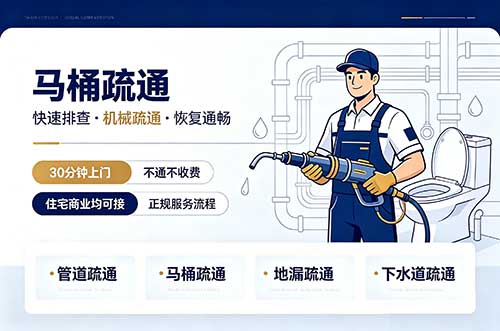 沧州马桶疏通