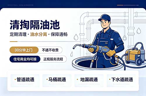 沧州清掏隔油池